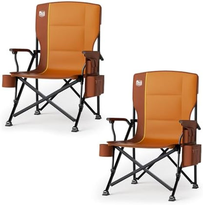 TIMBER RIDGE Oversized Folding Camping Chair High Back 500lbs