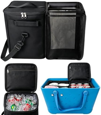 Cooler Insert for X Large Bogg Bag Leakproof Insulated with Mesh Organizer