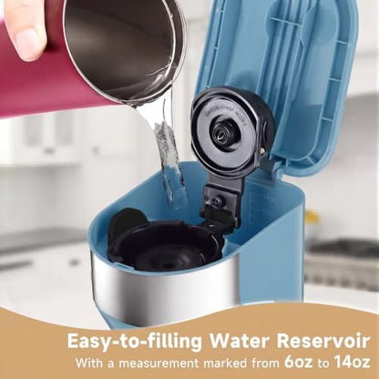 Single Serve Coffee Maker, Small K Pod&Ground Coffee Machine