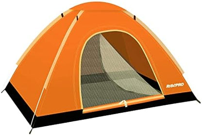 Portable Camping Tent, 2 Person Lightweight, Waterproof Windproof, UV Protection for Outdoor US