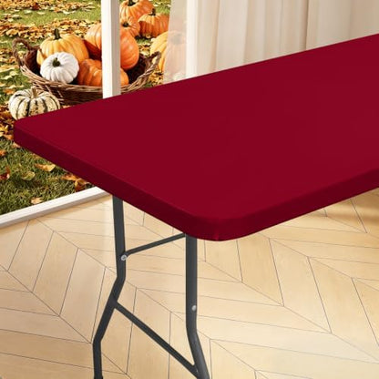 homing Rectangle Table Cloth Cover 8 Foot Elastic Fitted Tablecloth