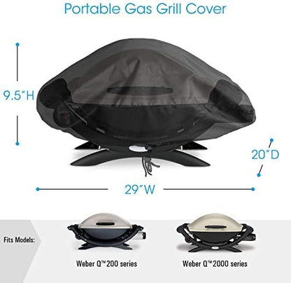 Unicook Portable Grill Cover for Q 200/2000 Series and Baby Q Gas Grills