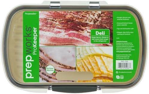 ProKeeper Deli Food Storage Container with Air-Tight Seal and Dry Erase Lid