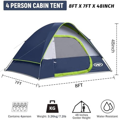 Camping Tent 2-4 Person Dome Tents