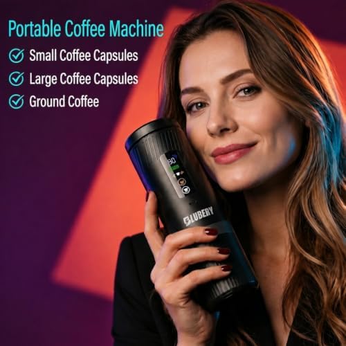 LED Screen portable espresso maker,travel espresso maker, espresso machine
