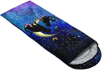 Axolotl Unicorn Sleeping Bag for Kids Boys Girls–Lightweight Warm Cold Weather Sleeping Bags,Waterproof Portable Sleeping Bag with Compression Sack for Camping Backpacking Outdoor Indoor