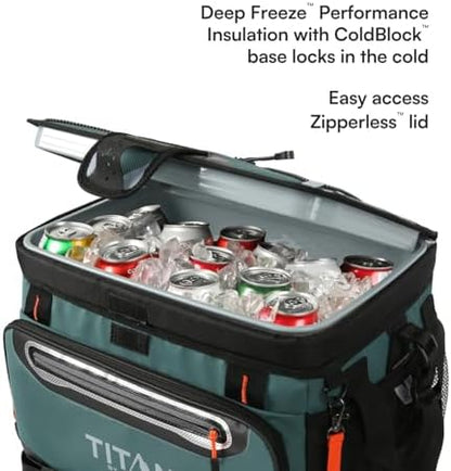 Titan Zipperless HardBody Cooler, Keeps Ice 2 Days