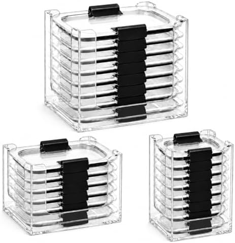 Lid Organizer for Rubbermaid Brilliance, Fits 0.5, 1.3, 3.2 & 4.7 Cup