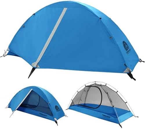 1/2/3/4 Person Lightweight Backpacking Tent, Waterproof Camping Hiking Tent