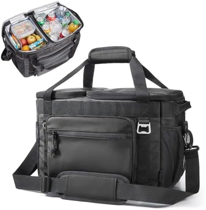 TOURIT 2-Zone Soft Cooler Bag 30/48 Cans, Dry & Wet Insulated Beach Cooler