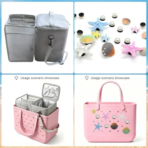 2 in1 Cooler Organizer Insert for XLarge Bogg Bag Dry & Wet Separation