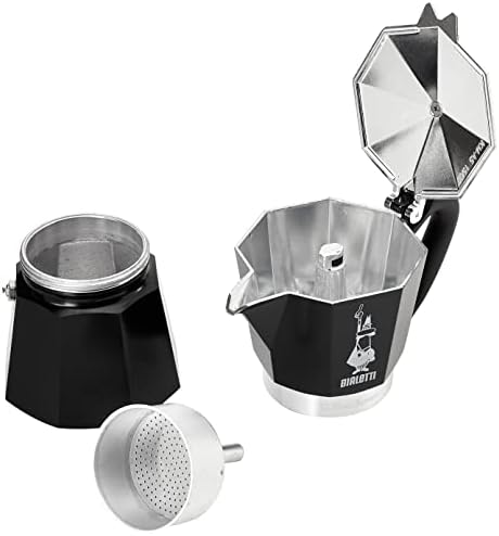 Bialetti Moka Express Iconic Italian Stovetop Espresso Maker (Green/Red, Makes 1/2 Cups)