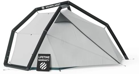 HEIMPLANET Original |FISTRAL V2, 1-2 Person Tent | Inflatable Camping Tent | Outer Tent and Tent Floor - 5000mm | No Tent Poles Required | Supports 1% for The Planet