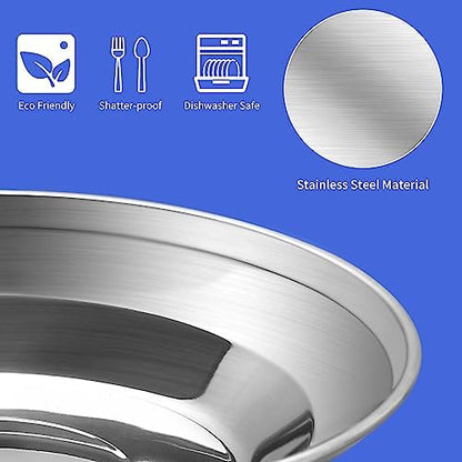 Camping Mess Kit Stainless Steel Utensils Camping Cookware Set for 4 Person