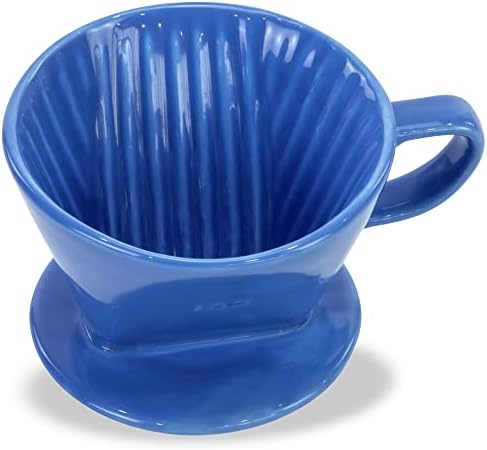 Pour Over Ceramic, Coffee Dripper Ceramic Coffee Maker,Blue