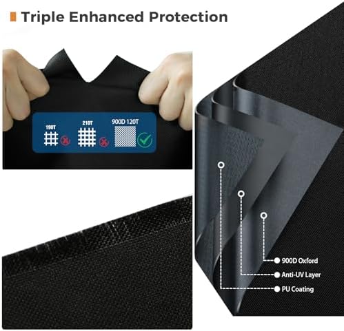 Griddle Cover for Blackstone 28 Inch Griddle with Hood 5483,Flexible 900D