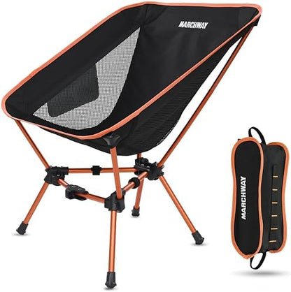 MARCHWAY Lightweight Folding Camping Chair, Portable, Compact and Sturdy