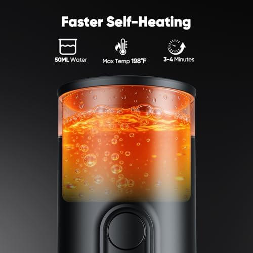 Portable Espresso Machine for Travel, Self-Heating Coffee Maker