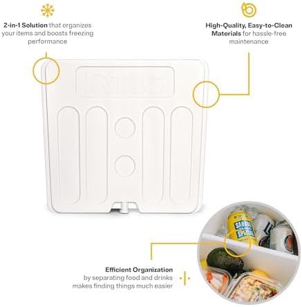 RTIC Ultra-Tough Cooler Freezable Divider Insert Accessories Perfect for Organization