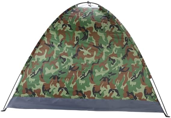 3-4 Person Camping Dome Tent with Waterproof Oxford Floor, UV-Resistant Polyester Cover, Easy Setup Lightweight Outdoor Shelter for Hiking, Backpacking & Weekend Adventures