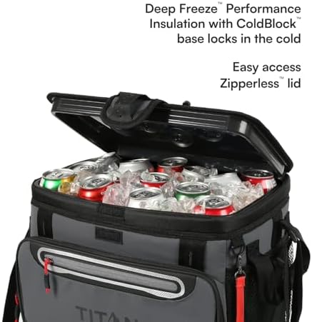 Titan Zipperless HardBody Cooler, Keeps Ice 2 Days