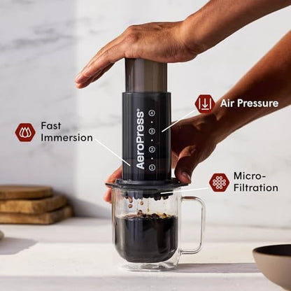 AeroPress Original Coffee Press, French Press, Pour-Over & Espresso Style