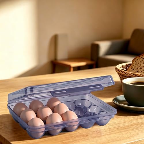 15 Grid Egg Storage Box for Refrigerator Kitchen Camping RV