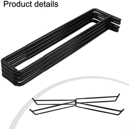 Foldable Iron Cooler Stand 26x7cm Portable Compact