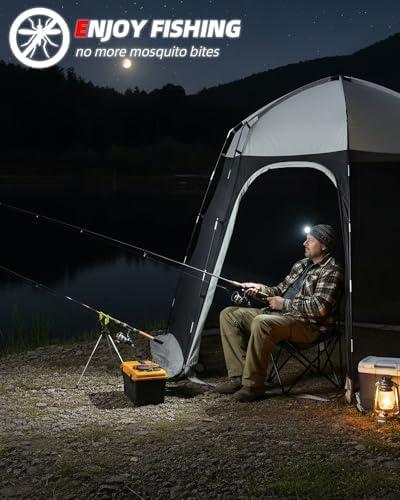 Abahub Portable Screen House Tent for 4 Person, 9.2x9.2x6.6 ft