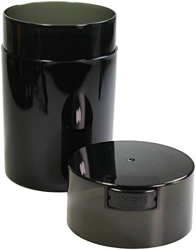 Tightvac - 1 oz to 6 ounce Vacuum Sealed Storage Container - Black Pearl
