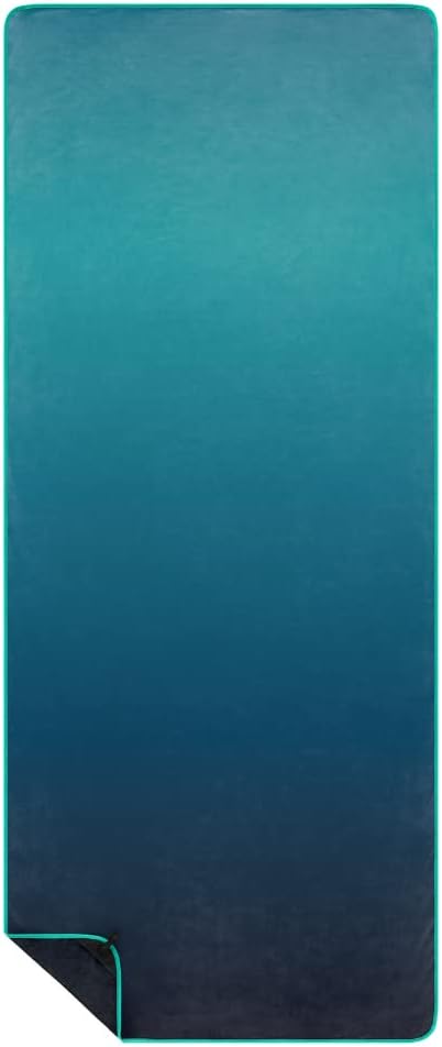 Rumpl Tech Towel Quick-Dry Towel for Travel, Beach, and Camp, Ocean Fade - Everywhere