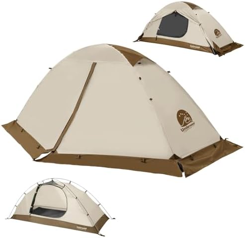 1/2 Person 4 Season Backpacking Tent, Lightweight Waterproof Winter Tent