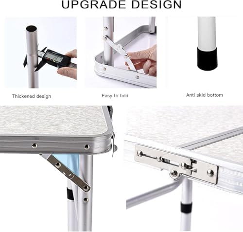YUFIFAIRY Small Folding Table Portable, 24" L x16 W Foldable Camp Table