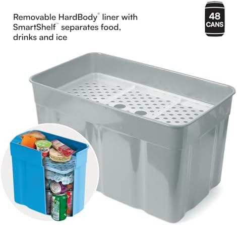 Titan Zipperless HardBody Cooler, Keeps Ice 2 Days