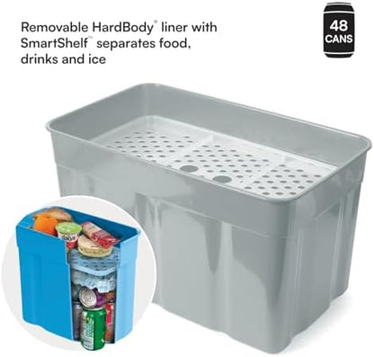 Titan Zipperless HardBody Cooler, Keeps Ice 2 Days