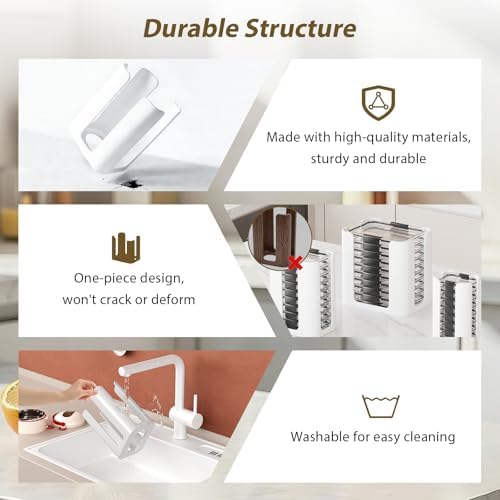 Lid Organizer for Rubbermaid Brilliance Nap-on Lids for 4.7/3.2/1.3/0.5 Cup
