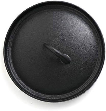 MegaChef Assorted Pre-Seasoned OVEN SAFE, Cast Iron Cookware Set, 5 Piece, Black