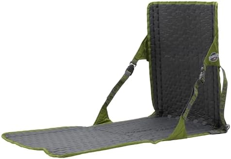 Crazy Creek HEX 2.0 PowerLounger for Day Hiking & Backpacking Trips, 250 LBS Weight Capacity, Adjustable Straps, Compact Design, Water-Resistant Olive/Slate