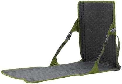 Crazy Creek HEX 2.0 PowerLounger for Day Hiking & Backpacking Trips, 250 LBS Weight Capacity, Adjustable Straps, Compact Design, Water-Resistant Olive/Slate
