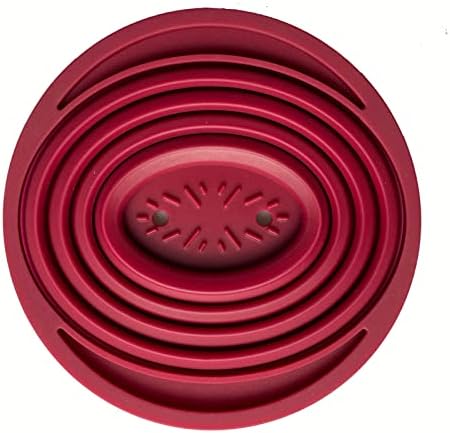 Attsky Collapsible Pour Over Coffee Dripper for Camping, 2-Pack, Red