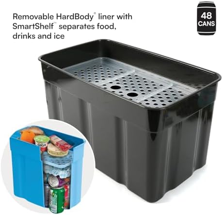 Titan Zipperless HardBody Cooler, Keeps Ice 2 Days