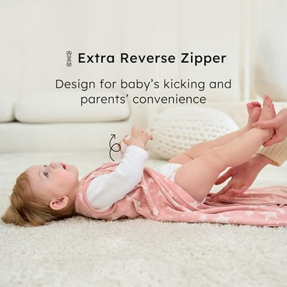 Baby Sleep Sack 0-6 Months 0.5 Tog Soft Sleeping Bag 100% Cotton