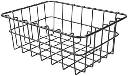 Wire Cooler Basket 32 Qt -Light Coolers, Coated Steel Wire Insert Organizer with Dividers, Straps and Locks Camping Tailgating, 11.5x8.5x4.5 Inches