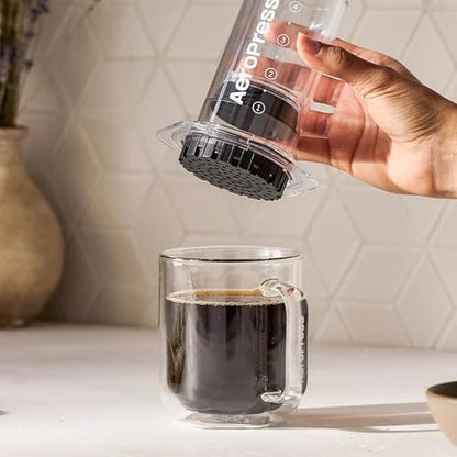 AeroPress Clear Coffee Press, French Press, Pour-Over & Espresso Style