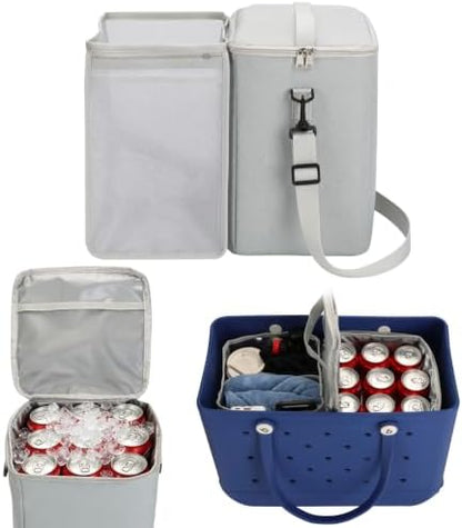 2-in-1 Cooler Organizer Insert Mesh Pouch for Bogg Bag Accessories