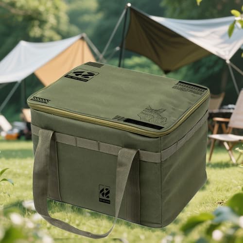 30/42L Camping Storage Bag Insulated Gear Organizer Foldable Storage Box