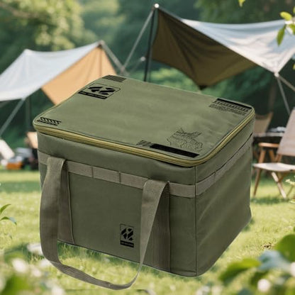 30/42L Camping Storage Bag Insulated Gear Organizer Foldable Storage Box