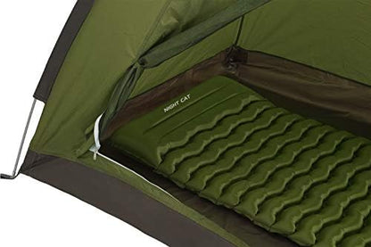 Night Cat Backpacking Tent with Sleeping Bag Lightweight Waterproof Portable Easy Setup Outdoors for One 1 to 2 Persons