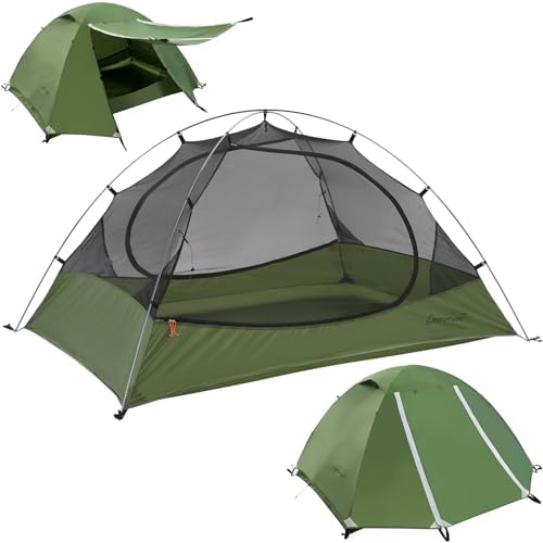 Clostnature 1/1.5/2/3/4/6 Person Lightweight Backpacking Tent, Camping Tent