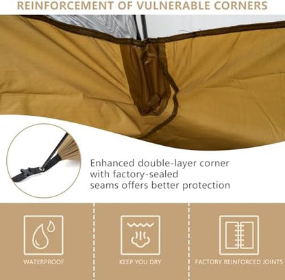 BISINNA Backpacking Tent 1/2/4 Person Lightweight Camping Tent